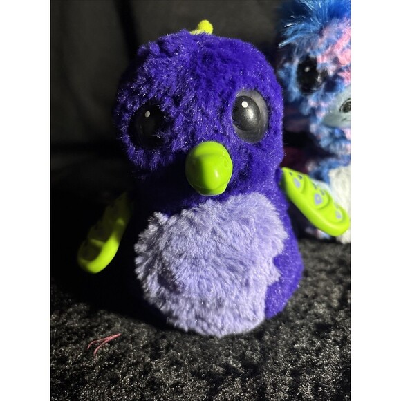 Lot of three Hatchimals Fun Toys Sparkle Bird Wings Furry - Picture 2 of 5